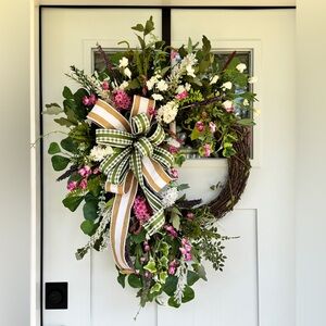XL Hyacinth Everyday Floral Wreath